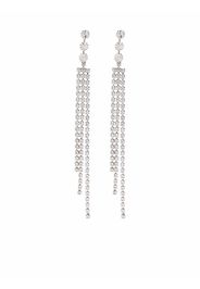 Isabel Marant gemstone-hanging earrings - Argento