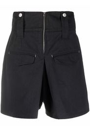 Isabel Marant A-line cotton shorts - Nero