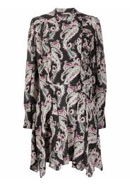 Isabel Marant Abito con stampa Paisley - Nero