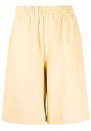 Isabel Marant Shorts sportivi con ricamo - Giallo