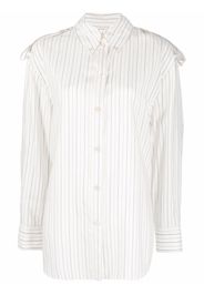 Isabel Marant pinstripe-pattern button-fastening shirt - Toni neutri