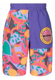 Isabel Marant patterned high-waisted shorts - Viola