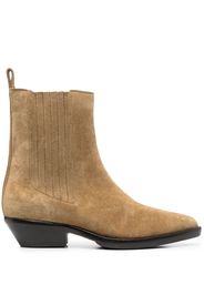 Isabel Marant Delena western ankle boots - Toni neutri