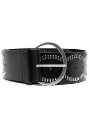 Isabel Marant rhinestone-detail 55mm belt - Nero