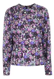 Isabel Marant floral-print stretch-silk blouse - Viola
