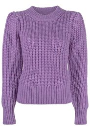 Isabel Marant puff-sleeve knitted jumper - Viola