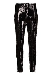 Isabel Marant sequin-embellished trousers - Nero