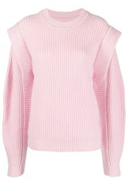 Isabel Marant ribbed-knit sweater - Rosa