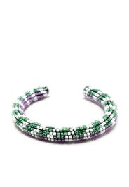 Isabel Marant beaded open bracelet - Viola