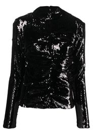 Isabel Marant Top Milana con paillettes - Nero