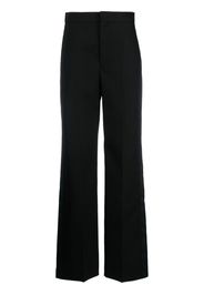 Isabel Marant pressed-crease wide-leg trousers - Nero