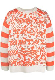 Isabel Marant paisley-print sweatshirt - Toni neutri