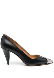 Isabel Marant metal-toe 85mm leather pumps - Nero