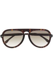 Isabel Marant pilot-frame tinted sunglasses - Marrone