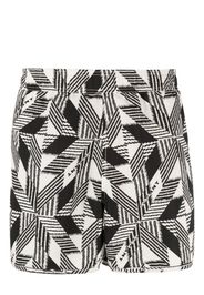 Isabel Marant geometric-print swim shorts - Nero