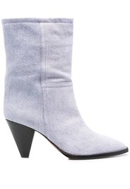 Isabel Marant 90mm pointed suede ankle boots - Viola