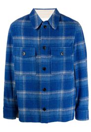 Isabel Marant checked shirt jacket - Blu