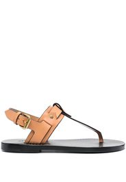 Isabel Marant Jewel Tong flat sandals - Marrone