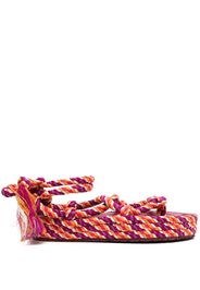 Isabel Marant Erol tasselled rope sandals - Arancione
