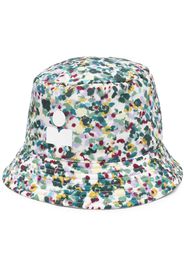 Isabel Marant logo-print reversible bucket hat - Bianco