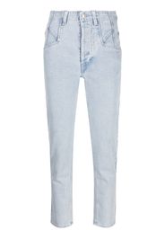 ISABEL MARANT Niliane high-waisted cropped jeans - Blu