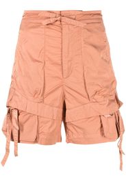 ISABEL MARANT drawstring-detail shorts - Arancione