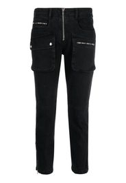 ISABEL MARANT Cenime multi-pocket straight-leg jeans - Nero