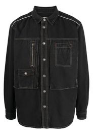 ISABEL MARANT multiple-pockets shirt jacket - Nero