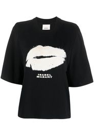 ISABEL MARANT graphic-print cotton T-shirt - Nero