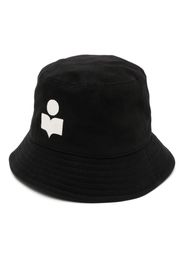 ISABEL MARANT Haley embroidered-logo bucket hat - Nero