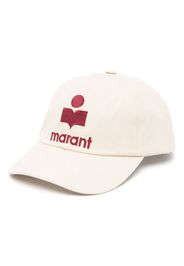 ISABEL MARANT logo-embroidered cotton cap - Toni neutri