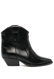 ISABEL MARANT pointed-toe leather ankle boots - Nero