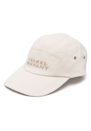 ISABEL MARANT logo-embroidered cotton cap - Toni neutri