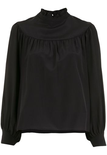 Isolda Blusa a collo alto Ronnie - Nero