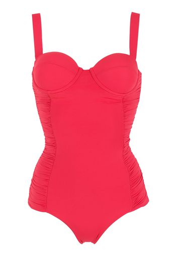 Isolda Costume intero Vermelho con ruches - Rosso