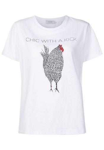Isolda T-shirt con stampa grafica - Bianco