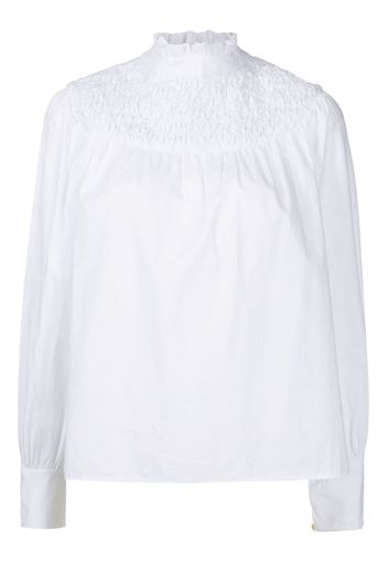 Isolda Blusa Ronnie a maniche lunghe - Bianco