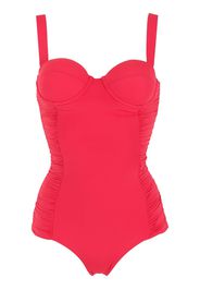 Isolda Costume intero Vermelho con ruches - Rosso