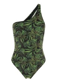 Isolda Costume intero Coqueiral monospalla - Verde