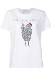 Isolda T-shirt con stampa grafica - Bianco