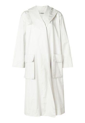 Hooded trench coat