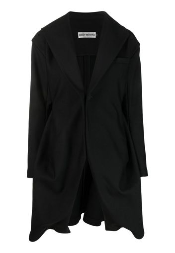Issey Miyake long-sleeve oversized coat - Nero