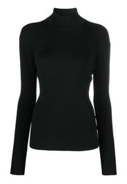 Issey Miyake Mellow high-neck jumper - Nero