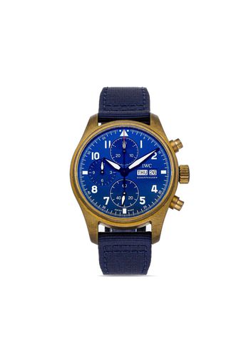 IWC Schaffhausen pre-owned Pilot's Watch Chronograph Edition 'Sultanate Of Oman' - Blu