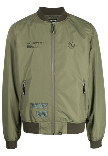 izzue Bomber con ricamo - Verde