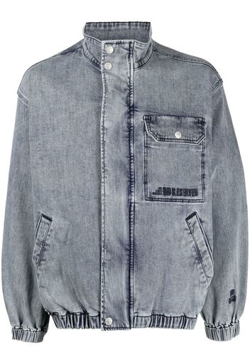 izzue Giacca denim con collo rialzato - Blu