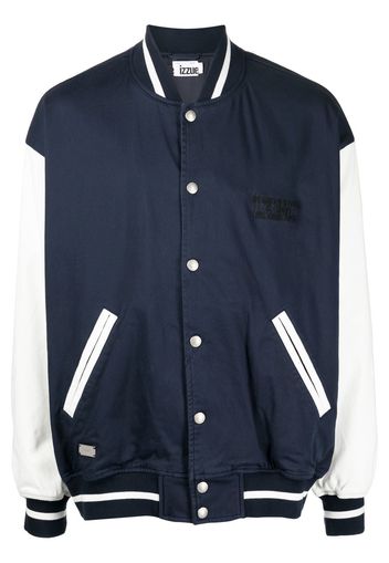 izzue Bomber con stampa - Blu