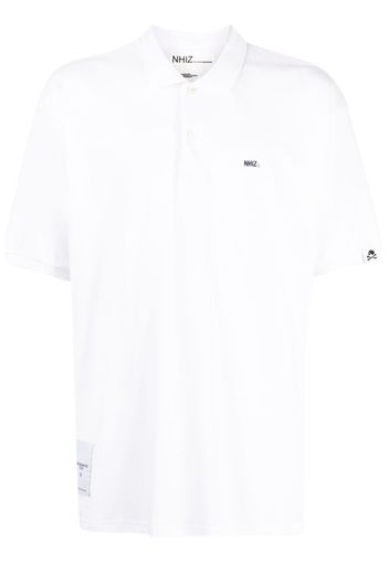 izzue Polo con ricamo - Bianco