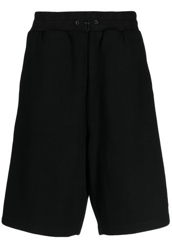 izzue drawstring-waist track shorts - Nero