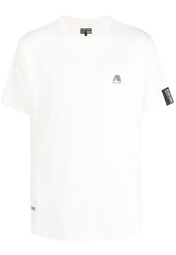 izzue logo-print cotton T-shirt - Bianco